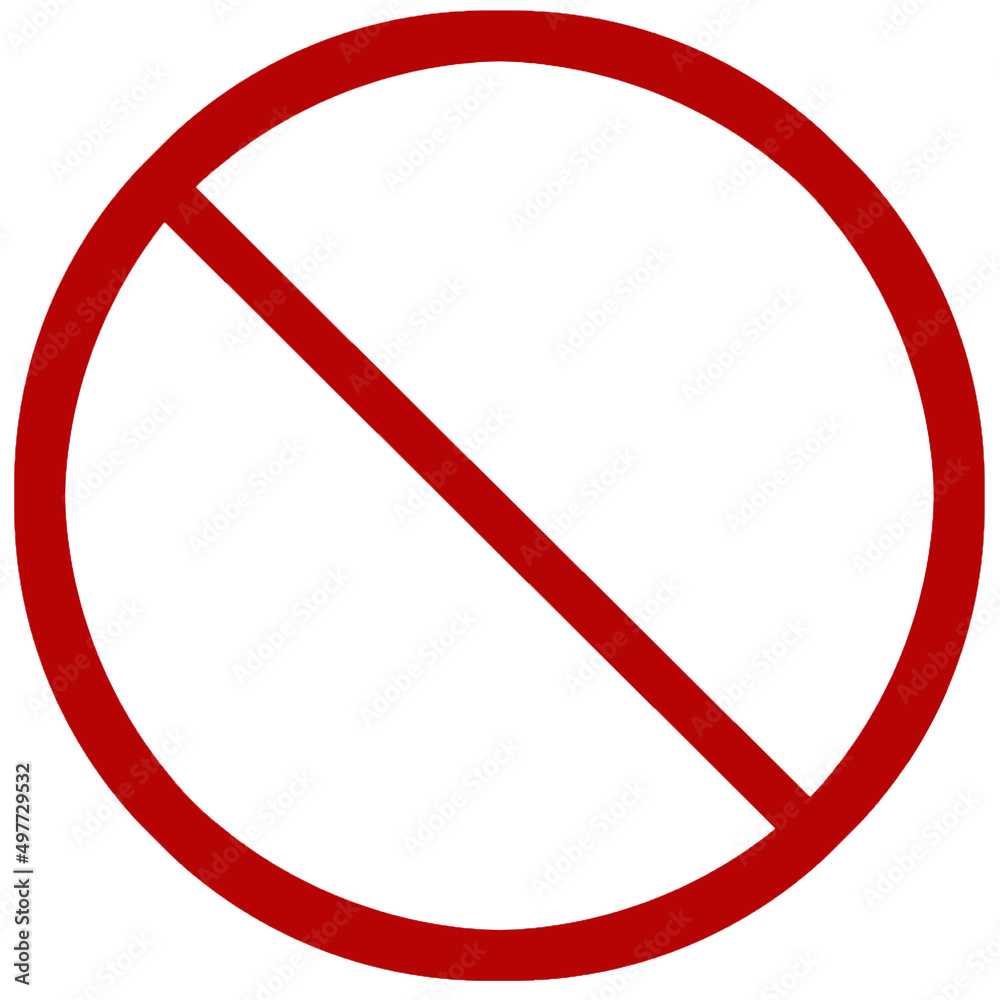 forbidden sign not allowed in red and black . ban icon symbol . stop entry  sign . slash icon . prohibited mark 21745813 Vector Art at Vecteezy