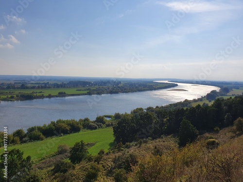 View of the river Vistula in Poland