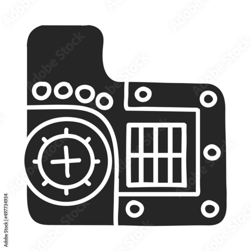 Hand drawn icon Crap table