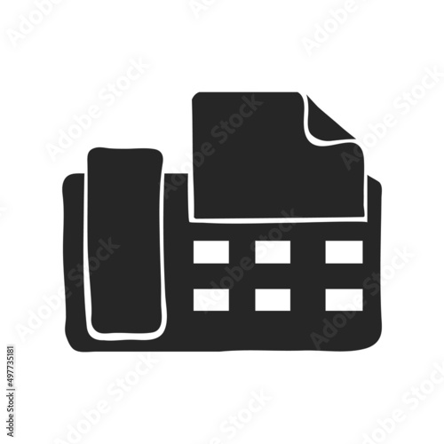 Foto Hand drawn icon Facsimile