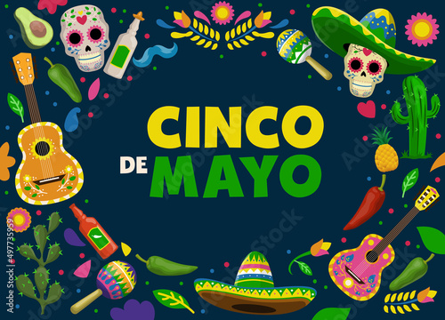 Cartoon Cinco de Mayo design