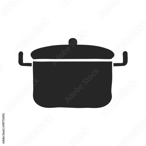 Hand drawn icon Cooking pan