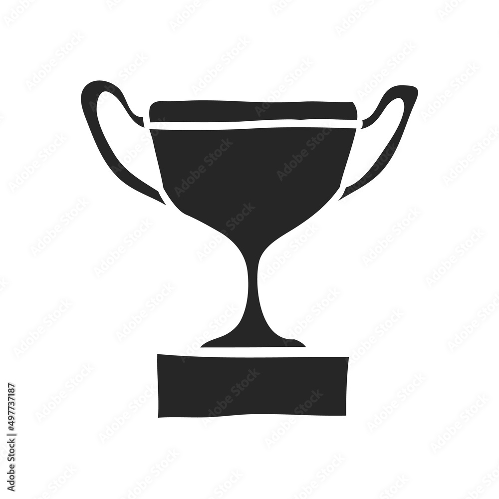 Hand drawn icon Trophy Hand drawn icon Trophy