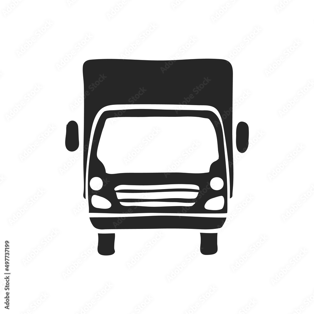Hand drawn icon Truck