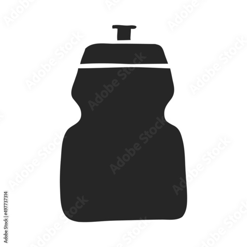 Hand drawn icon Cycling water bottle photo