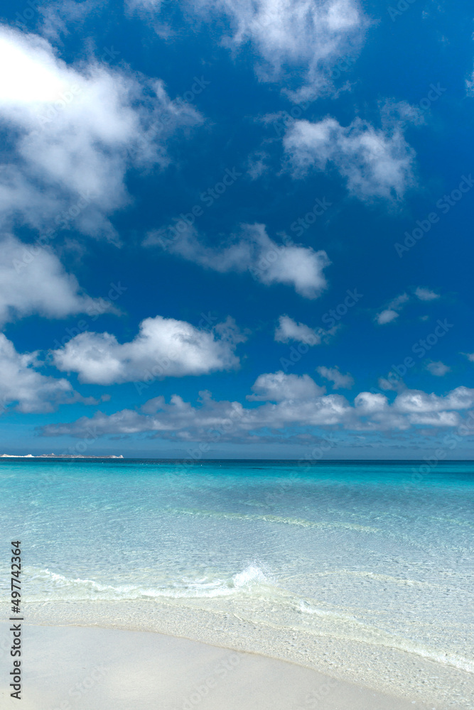 Fototapeta premium bellissimo scorcio della costa di Villasimius in Sardegna (Italia)