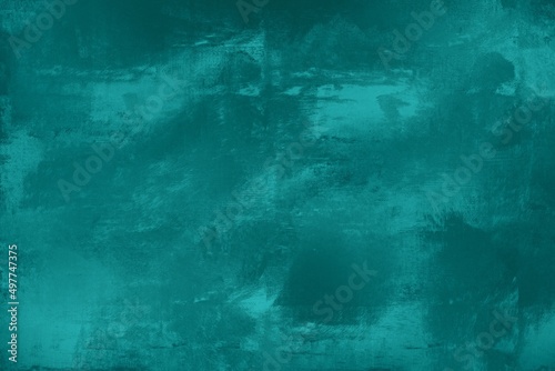 Bright stylish emerald green grunge background trend colors can be used as fabric velvet or velor © Ekaterina Anisimova