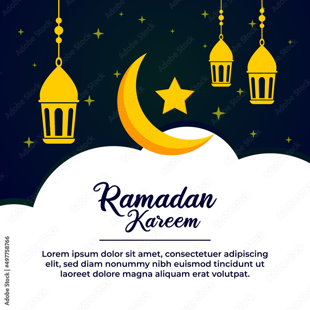Islamic Background design for Ramadan Kareem