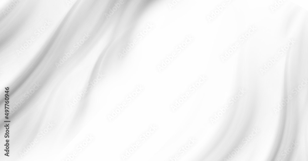 Fototapeta premium white cloth background abstract with soft waves