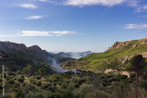 View from Sa Gramola mountain in Mallorca (Spain) © julen