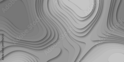 Abstract background texture and papercut and multi layer cutout geometric pattern on vector . white 3d papercut background for template. Minimalistic modern design for business presentations. 