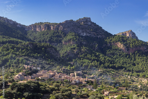 Town of Estellenc in the mountains of Mallorca (Spain)