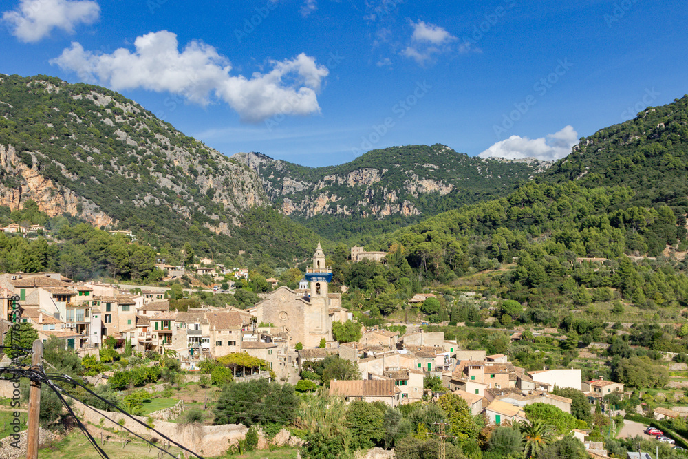 Town of Valldemosa in Mallorca (Spain)