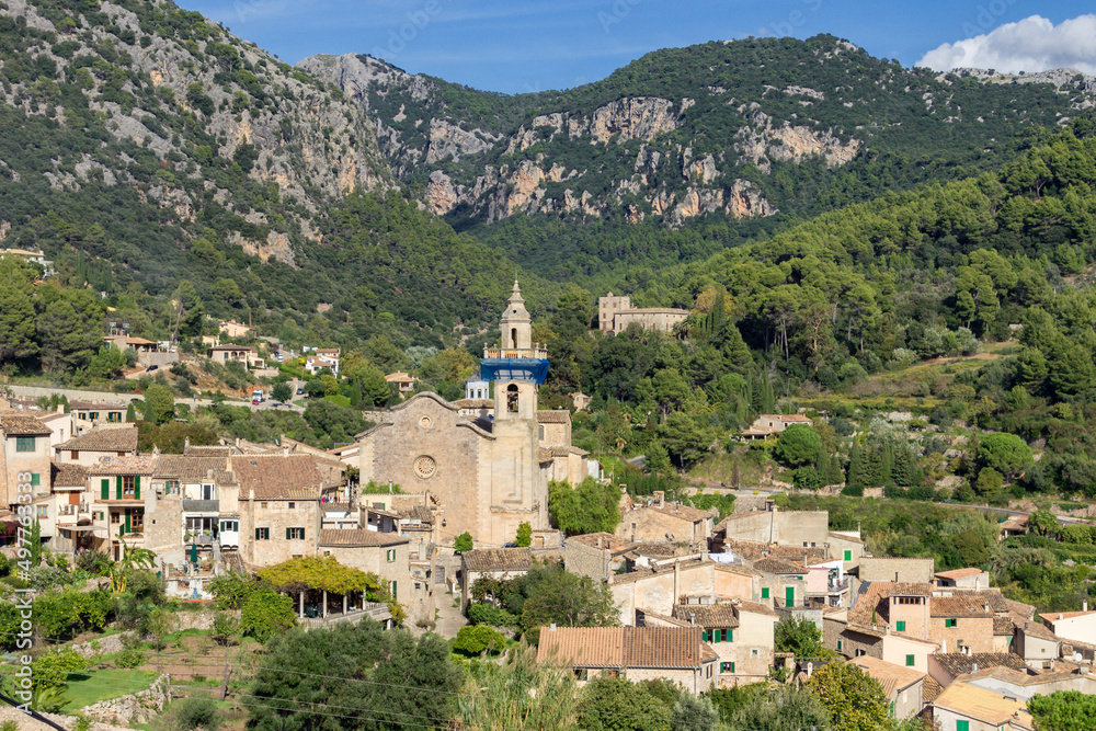 Town of Valldemosa in Mallorca (Spain)