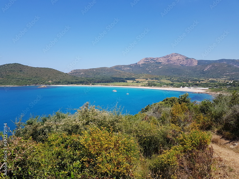 Korsika Küste Strand Mittelmeer