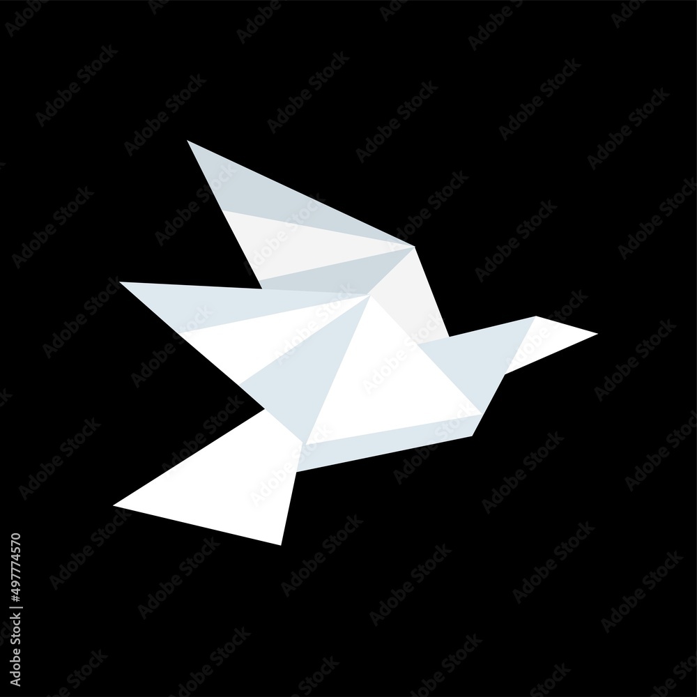white dove on black background white dove on black background