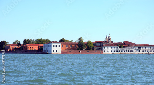 Εκτύπωση καμβά Ancient Madhouse in the SAN SERVOLO Island near Venice in Italy