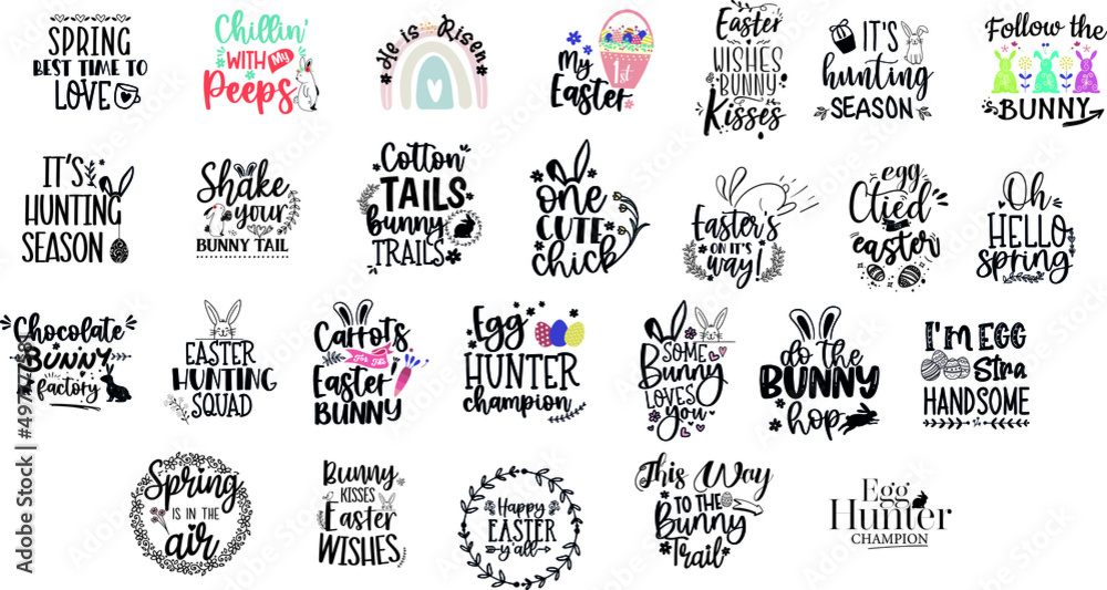 26 Happy Easter Quotes Bundle