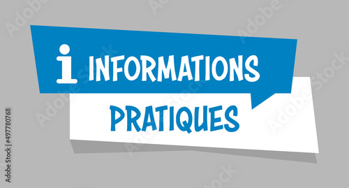 Logo informations pratiques.