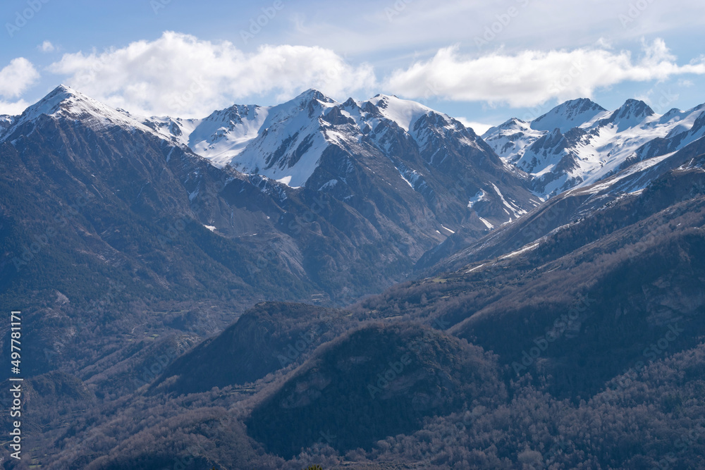 Mountains of the Tena Valley. Huesca Pyrenees