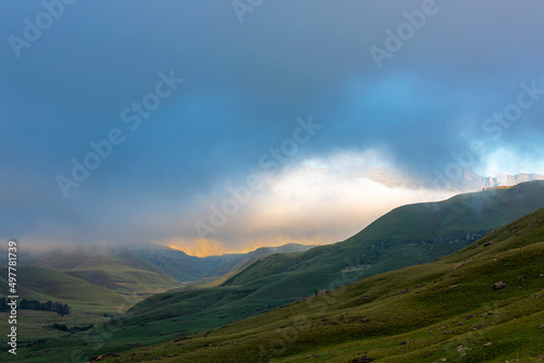 Low clouds in early hours of the day