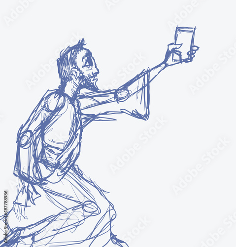 Sketch poor man draw