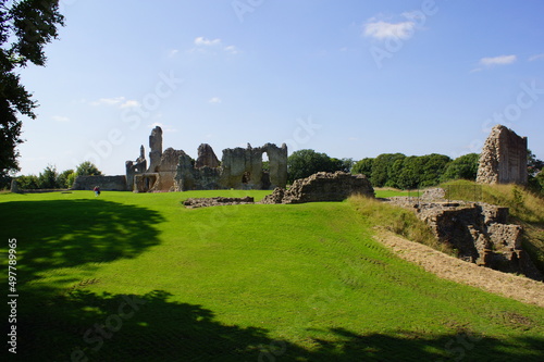 Castleton, Sherborne, Dorset (UK): Sherborne Old Castle, view of the ruins photo