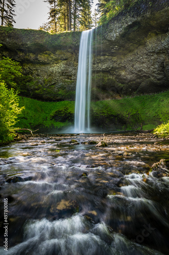 South Falls at Silver Falls State Park in Oregon