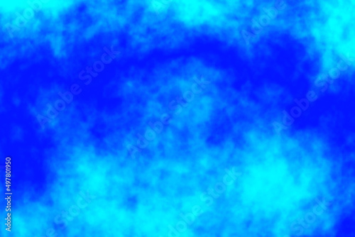 Принти на полотні Abstract blue tye dye background or tie die blacklight pattern