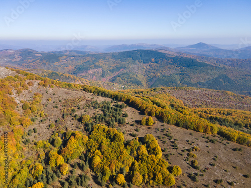Landscape of Erul mountain near Golemi peak  Bulgaria