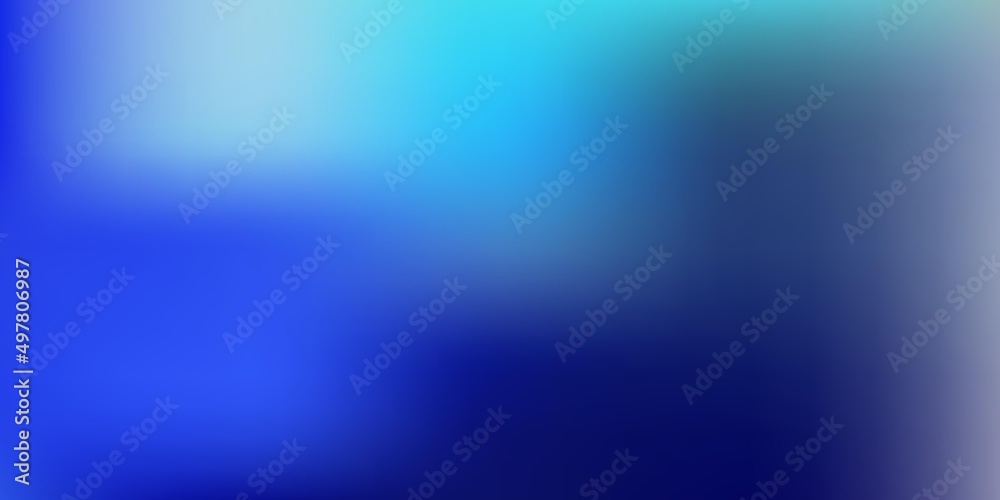 Light blue vector blur template.