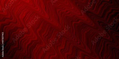Dark Red vector template with wry lines.