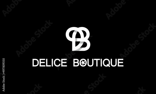 DB delice boutique logo and brand