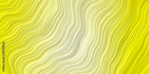 Light Yellow vector backdrop with bent lines.