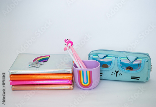 Colorful Kids School Products Stationery with different colors