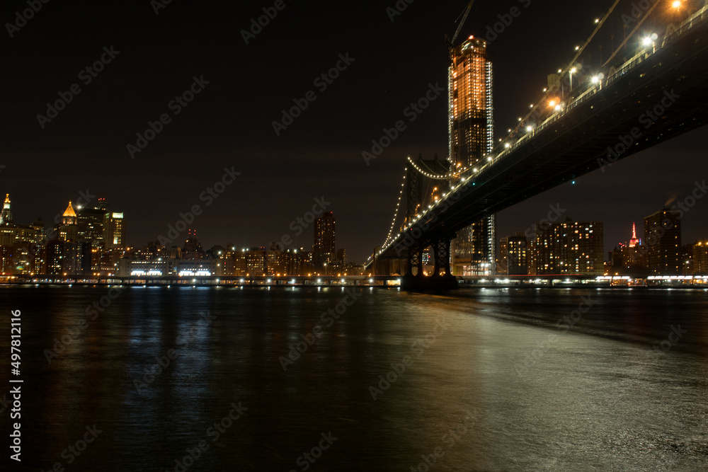 Naklejka premium New York Nights