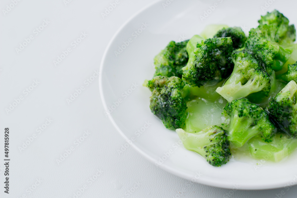 Green broccoli vegetable salad. Good for dieting. Green broccoli vegetable salad. Good for dieting.