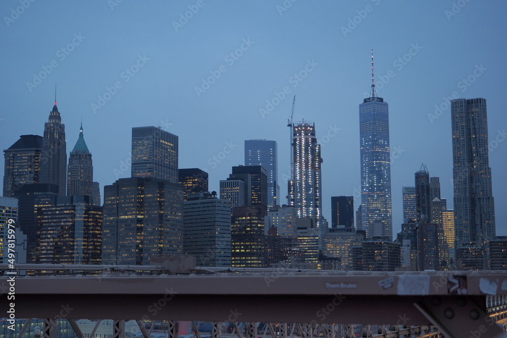 Naklejka premium New York Nights