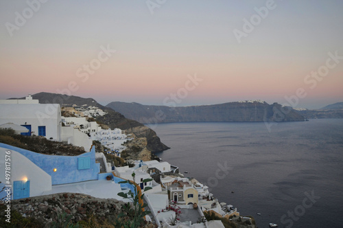 Oia village in Santorini Greece