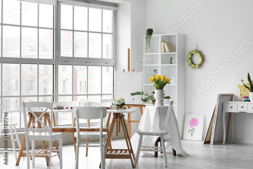 Interior of room prepared f...