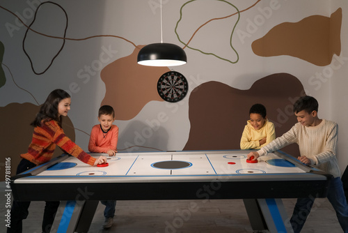 Little children playing air...