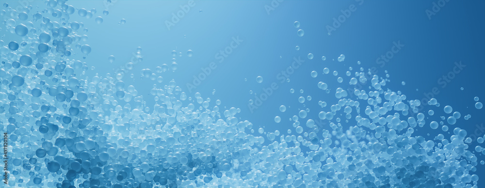 Futuristic Pharmaceutical concept with Blue Molecules. Futuristic Pharmaceutical concept with Blue Molecules.