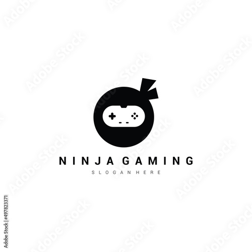 Premium vector ninja logo icon design template Premium Vector