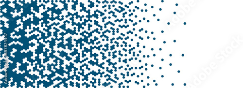 Pattern of hexagon spots, Seamless camouflage pattern, vector illustration