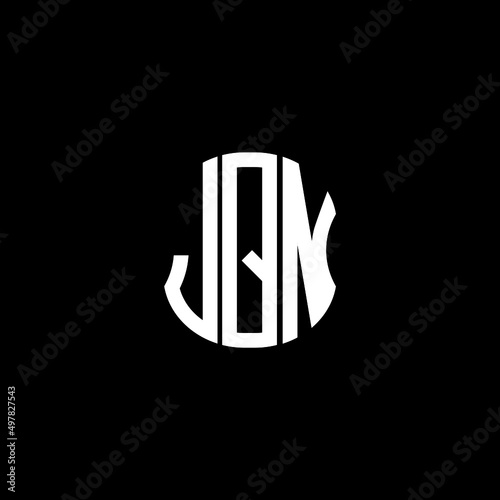 JQN letter logo creative design with vector graphic photo