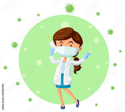 Covid 19 testing with antigen test kit
