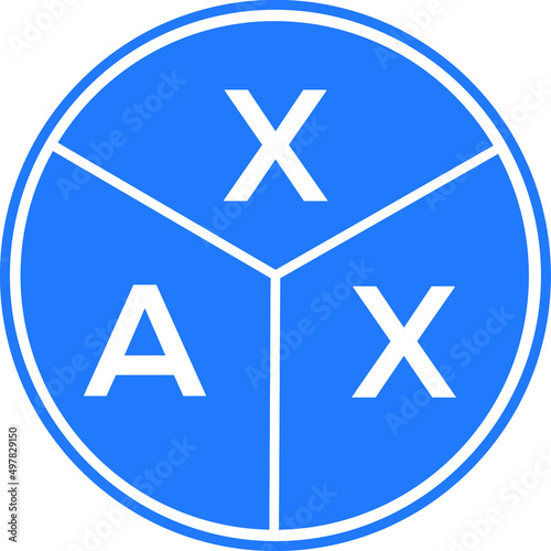 Free Download XAX letter logo design on black background. XAX  creative initials letter logo concept. XAX letter design. - GFXLoad