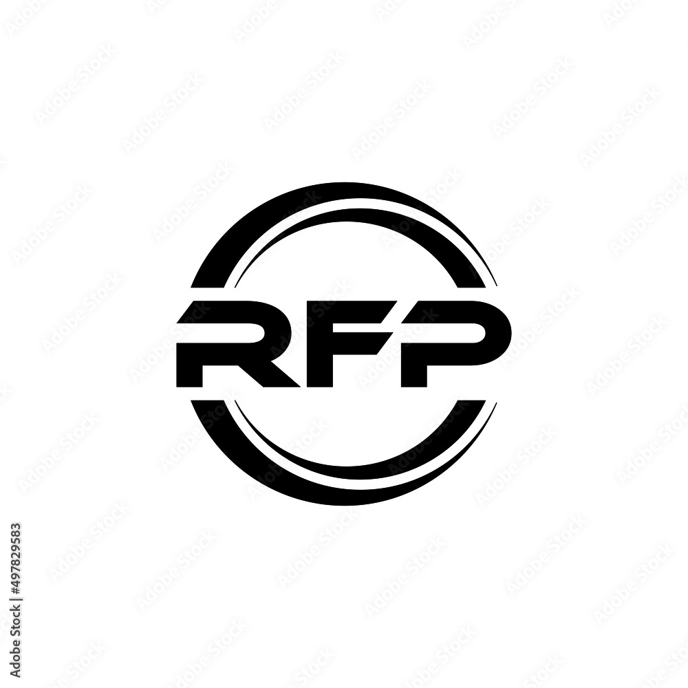 RFP letter logo design with white background in illustrator, vector logo modern alphabet font overlap style. calligraphy designs for logo, Poster, Invitation, etc. RFP letter logo design with white background in illustrator, vector logo modern alphabet font overlap style. calligraphy designs for logo, Poster, Invitation, etc.