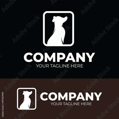 Dog logo template design inspiration