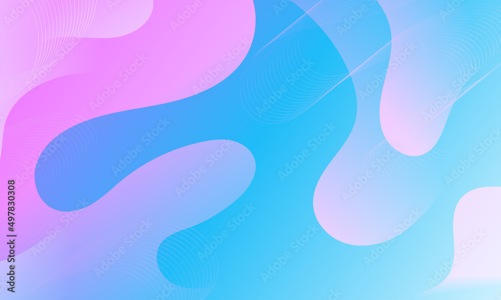Abstract Colorful liquid background. Modern background design. gradient color. Blue Dynamic Waves. Fluid shapes composition. Fit for website, banners, wallpapers, brochure, posters